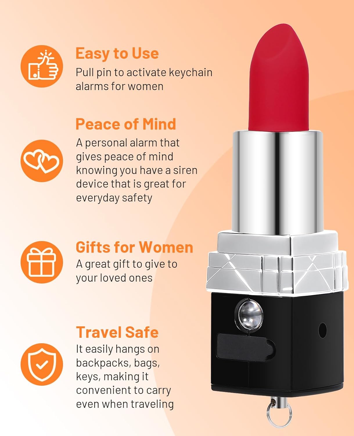 Lipstick Personal Alarm