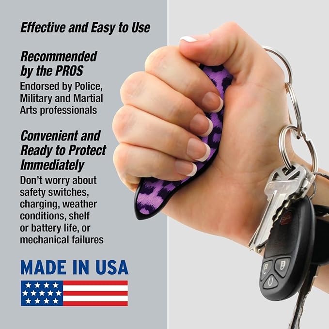 Self Defense Keychain Kit White TSA Approved